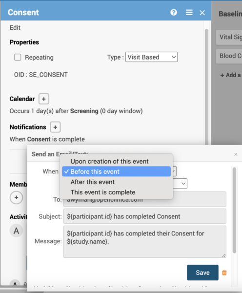 OpenClinica’s study calendaring OpenClinica’s study calendaring