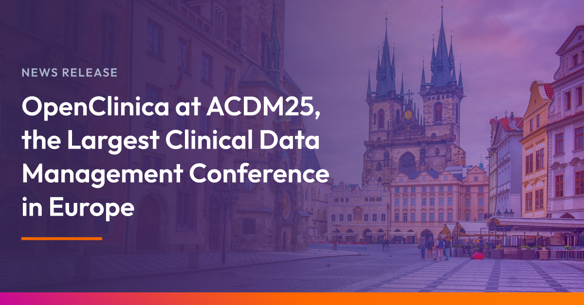 2025 OpenClinica at ACDM_news release_hero-banner