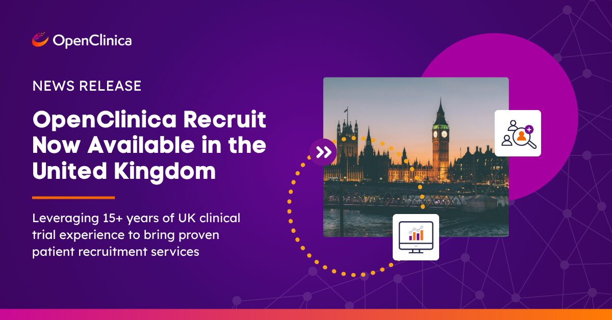 News Release OpenClinica in the UK